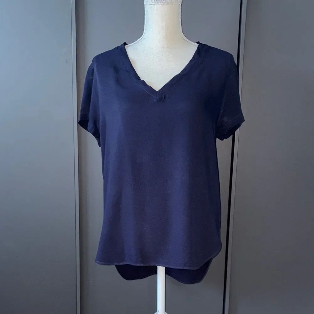 Cloth & Stone Navy Blue Women's Top